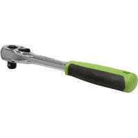 Loops 72-Tooth Flip Reverse Ratchet Wrench - 3/8 Inch Sq Drive - Pear-Head Design