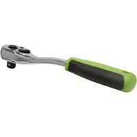 Loops 72-Tooth Offset Flip Reverse Ratchet Wrench - 3/8 Inch Sq Drive - Pear Head