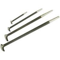 Loops 4 Piece Heel Bar Set - 150mm 300mm 410mm & 510mm - Drop Forged Steel Shafts in Metallics
