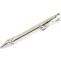 Loops 375mm Extra-Long Locking Pliers - Drop Forged Steel - Deeply Serrated Jaws in Metallics
