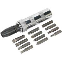 Loops 15 PACK Handheld Impact Driver Set - Manual Tight Screw Remover Hammer Strike