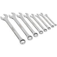 Loops 8pc Whitworth Socket Combination Spanner Set -12 Point Imperial Classic Car Ring