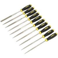 Loops 10 Piece 100mm Diamond Needle File Set - Comfort Grip Handles - Precision Files