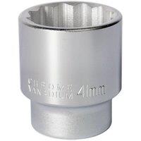 Loops 41mm Forged Steel Drive Socket - 3/4" Square Drive - Chrome Vanadium Socket in Metallics