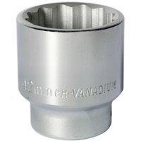 Loops 42mm Forged Steel Drive Socket - 3/4" Square Drive - Chrome Vanadium Socket in Metallics