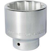 Loops 55mm Forged Steel Drive Socket - 3/4" Square Drive - Chrome Vanadium Socket in Metallics