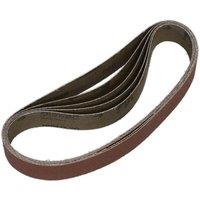 Loops 5 PACK - 30mm x 540mm Sanding Belts - 60 Grit Aluminium Oxide Cloth Backed Loop