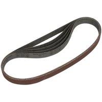 Loops 5 PACK - 25mm x 762mm Sanding Belts - 60 Grit Aluminium Oxide Slim Detail Loop