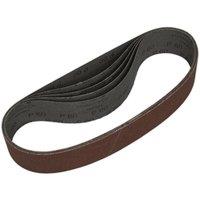 Loops 5 PACK - 50mm x 686mm Sanding Belts - 60 Grit Aluminium Oxide Cloth Backed Loop