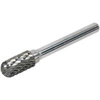 Loops 10mm Tungsten Carbide Rotary Burr Bit - Cylindrical Ball Nose Engraving Tool