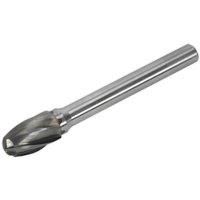 Loops 10mm Carbide Rotary Burr Bit - RIPPER / COARSE Arc Round Nose - Engraving Tool