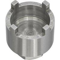 Loops 30mm Motorcycle Swingarm Castellated Locknut Socket - 4 Pin / Tooth 1/2" Drive