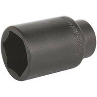 Loops 35mm Forged Deep Impact Socket - 1/2 Inch Sq Drive Chrome-Vanadium Wrench Socket