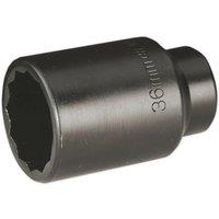 Loops 36mm Bi-Hex Deep Impact Socket - 1/2 Inch Sq Drive - Chromoly Wrench Socket