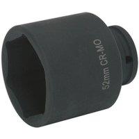 Loops 52mm DEEP Hardened Impact Socket Bit - 1/2" Sq Drive - For Land Rover Hub Nuts