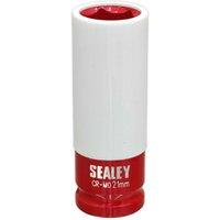 Loops 21mm Alloy Wheel Impact Socket - 1/2" Square Drive - Rim Protect Sleeved Socket