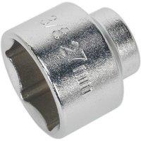 Loops 27mm Low Profile Oil Filter Socket - 3/8" Sq Drive - High Grade Steel Socket in Metallics