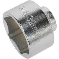 Loops 32mm Low Profile Oil Filter Socket - 3/8" Sq Drive - High Grade Steel Socket in Metallics