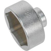 Loops 38mm Low Profile Oil Filter Socket - 3/8" Sq Drive - High Grade Steel Socket in Metallics