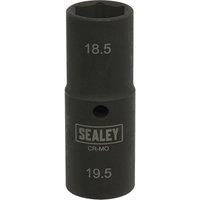 Loops 18.5mm & 19.5mm Double Ended Deep Impact Socket Bit 1/2" Square Drive 80mm Long