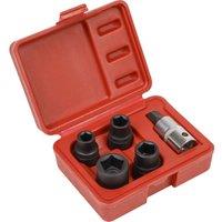 Loops 5 Piece Brake Caliper Socket Set - 1/2" Sq Drive - Suits Bendix & Girling Brakes