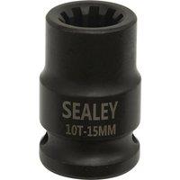 Loops 15mm Brake Caliper Socket - 1/2" Sq Drive - 10-Point Profile - for VAG Vehicles