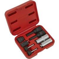 Loops 8 Piece Diesel Injector Repair Socket Set - Hex Security Bits - 1/2" Sq Drive