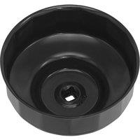 Loops Oil Filter Cap Wrench - 90mm x 15 Flutes - 3/8" Sq Dr - For Jaguars Land Rovers