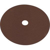 Loops 25 PACK 175mm Fibre Backed Sanding Discs - 120 Grit Aluminium Oxide Round Sheet