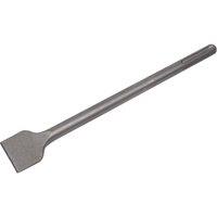 Loops 50 x 400mm Wide Impact Chisel - SDS Max Shank - Demolition Breaker Steel Chisel in Metallics