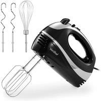 VonShef 5 Speed Electric Hand Mixer in Black