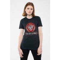 Offspring Distressed Skull T-Shirt in Black | Size: XL