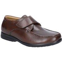 Fleet & Foster Men's 'Fred' Classic Touch Fastening Shoes in Brown | Size: 14