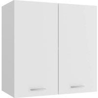 Berkfield Home Hanging Cabinet White 60x31x60 cm Engineered Wood | Size: 60 x 31 x 60 cm