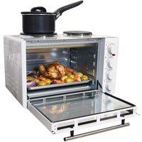 Igenix Tabletop Mini Oven & Grill, 30 Litre in White