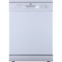 SIA 60cm White Freestanding Dishwasher, 12 Places SFSD60W