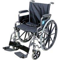 Loops Lightweight Self Propelled Steel Transit Wheelchair - Foldable Design - Hammered in Metallics
