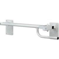 Loops Right Handed Toilet or Bed Rail - Power Coated Steel - Bedside Assistance Bar in Metallics