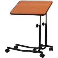 Loops Mobile Multi Table - Height Adjustable Overbed Table - 550 x 410mm Surface Area