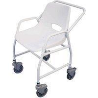Loops Mobile Shower Chair with Casters - 2 Brake Design 860 - 920mm Adjustable Height