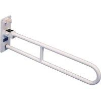 Loops Blue Wall Mounted Hinged Arm Support with Leg - 750mm Length - Fold Away Design