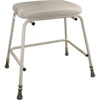 Loops Bariatric Perching Stool - Adjustable Height Wide Seat Frame 254kg Weight Limit