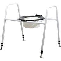Loops Bariatric Free Standing Toilet Seat & Frame - Splash Guard 247kg Weight Limit