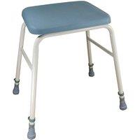 Loops Height Adjustable Perching Stool - 500 650mm Height - Padded Wipe Clean Seat