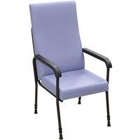 Loops Height Adjustable Ergonomic Lounge Chair - High Backed - Blue Upholstery