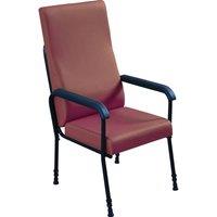 Loops Height Adjustable Ergonomic Lounge Chair - High Backed - Brown Upholstery