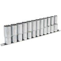 Loops 12 PACK - DEEP Socket Set - 1/2 Metric Square Drive - 12 Point WallDrive Torque