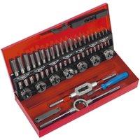 Loops 32pc Metric Tap & Split Die Set - M3 to M12 - Manual Bar & Socket Threading Tool