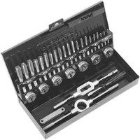 Loops 32pc PREMIUM Metric Tap & Split Die Set - M3 to M12 Bar & Socket Threading Tool