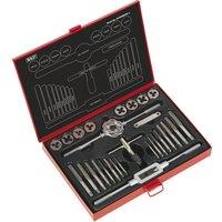 Loops 28pc Imperial Tap & Split Die Set - 1/8 to 1/2 - Manual Bar & Socket Threading